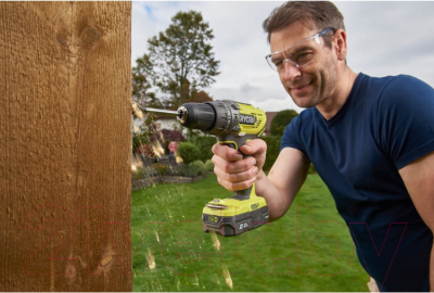 Аккумуляторная дрель-шуруповерт Ryobi R18DD3-220S