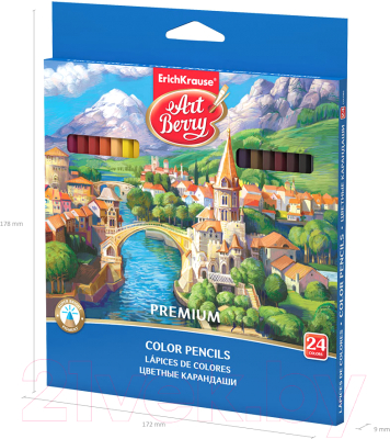 Набор цветных карандашей Erich Krause Premium / 32483