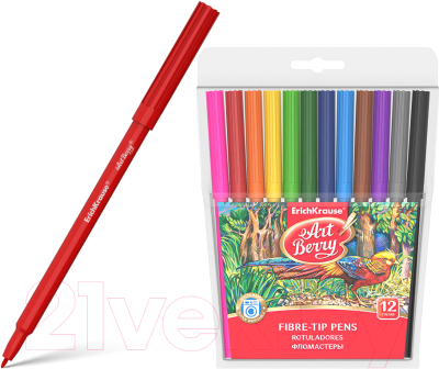 Фломастеры Erich Krause ArtBerry Super Washable / 33050