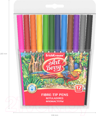Фломастеры Erich Krause ArtBerry Super Washable / 33050