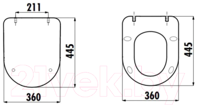 Сиденье для унитаза Creavit Free KC0903.02.0000E