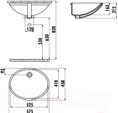 Умывальник Creavit TP 40 TP205-00CB00E-0000