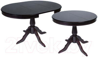 Обеденный стол ТехКомПро Эдельвейс К 100 / 121323 (дуб/тон Венге)