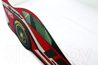 Стилизованная кровать детская Бельмарко Супра / 1254 (красный)