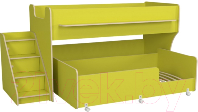 Двухъярусная кровать детская Можга Капризун 7 / Р444 - фото