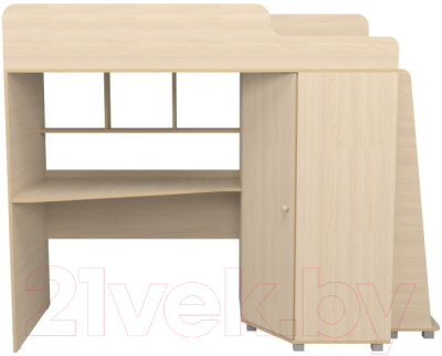 Кровать-чердак детская Можга Капризун 5 с рабочей зоной / Р440