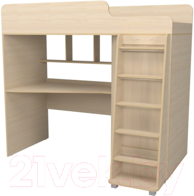 Кровать-чердак детская Можга Капризун 5 с рабочей зоной / Р440