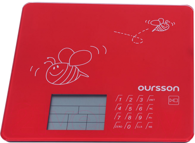 Кухонные весы Oursson KS0502GD/RD