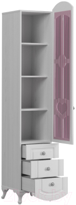 Шкаф-пенал Аквилон Розалия №5.1 правый (лиственница белая)