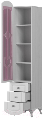 Шкаф-пенал Аквилон Розалия №5.1 левый (лиственница белая)