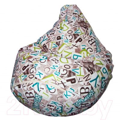 Бескаркасное кресло Flagman Груша Макси Г2.5-140 (ABC 2/зеленый) - фото