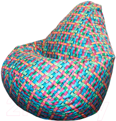 Бескаркасное кресло Flagman Груша Макси Г2.5-153 (Tisage 01) - фото