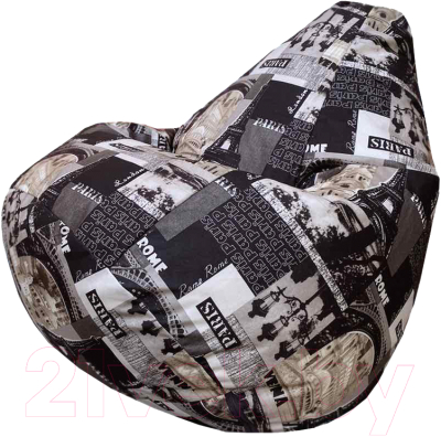 Бескаркасное кресло Flagman Груша Макси Г2.5-174 (Venna) - фото