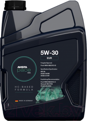 Моторное масло Avista Pace Evo EUR 5W30 / 150809 - фото
