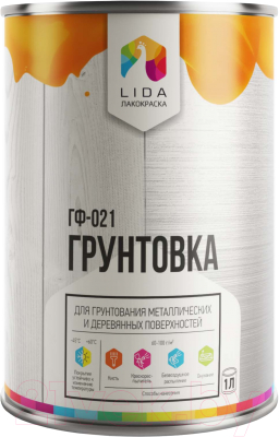 Грунтовка Lida ГФ-021 - фото