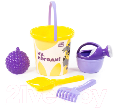 Набор игрушек для песочницы Полесье Ну, погоди! / 83258