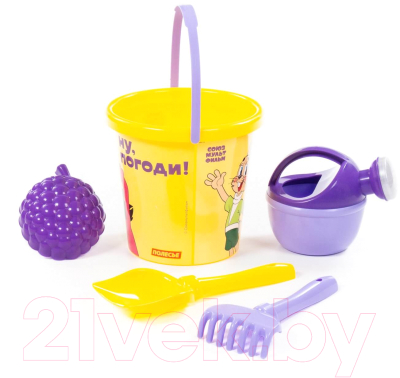 Набор игрушек для песочницы Полесье Ну, погоди! / 83258