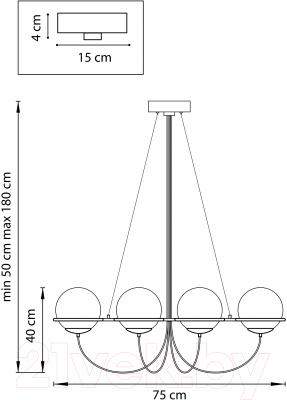 Люстра Lightstar Globo 803287