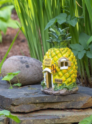 Садовая фигура-светильник Чудесный Сад 610 Ананасовый домик - фото