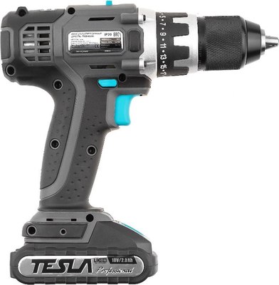 Аккумуляторная дрель-шуруповерт Tesla TCD182DC (621377)
