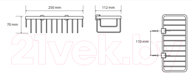 Мыльница Bemeta Cytro 146208172