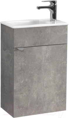 Тумба под умывальник Belux Бергамо-Женева НП40 (31, бетон чикаго/светло-серый) - фото