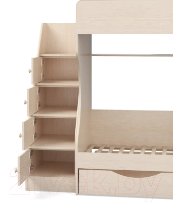 Двухъярусная кровать Можга Капризун 6 с ящиками / Р443