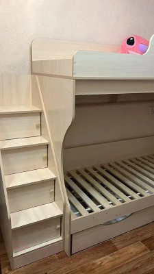 Двухъярусная кровать Можга Капризун 6 с ящиками / Р443