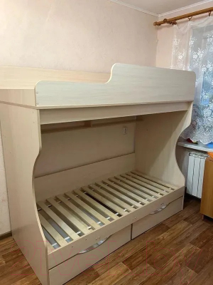 Двухъярусная кровать Можга Капризун 6 с ящиками / Р443