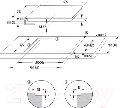 Электрическая варочная панель Gorenje ECT641BSC