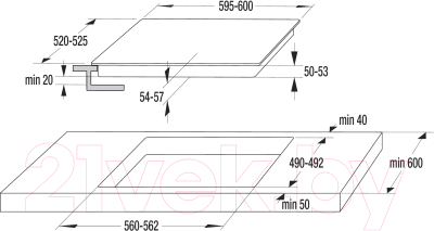 Электрическая варочная панель Gorenje ECT648ORAW