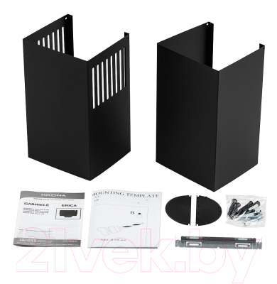 Вытяжка наклонная Krona Gabriele 600 Black PB / 00026738