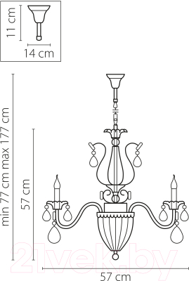 Люстра Lightstar Schon 790062