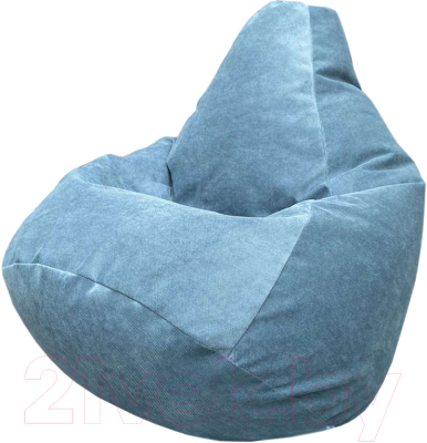 Бескаркасное кресло Flagman Груша Мега Super Г5.5-757 (Verona 757/Azure) - фото