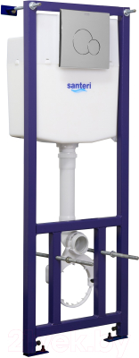 Унитаз подвесной с инсталляцией Santeri 138164S0000B0