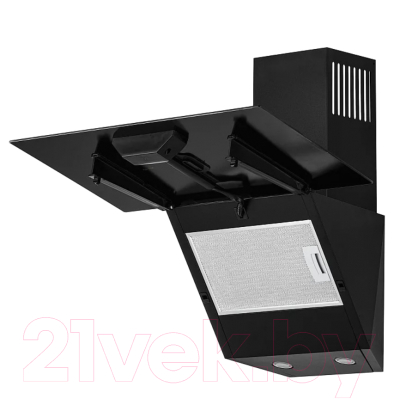 Вытяжка наклонная Krona Helga 600 black PB / КА-00001039