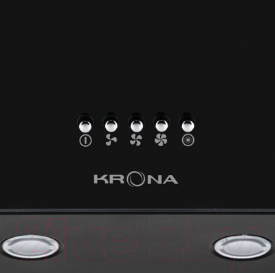 Вытяжка наклонная Krona Helga 600 black PB / КА-00001039