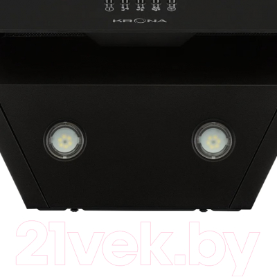 Вытяжка наклонная Krona Helga 600 black PB / КА-00001039