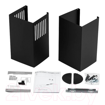 Вытяжка наклонная Krona Helga 600 black PB / КА-00001039