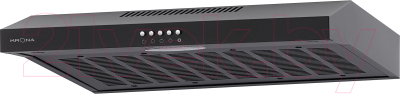 Вытяжка плоская Krona Ermina 600 black PB / КА-00001059 - фото
