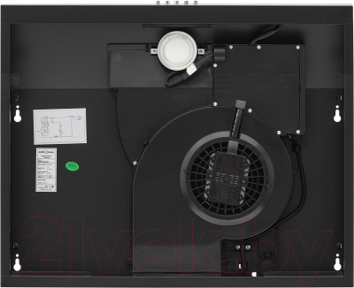 Вытяжка плоская Krona Ermina 600 black PB / КА-00001059