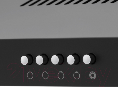 Вытяжка плоская Krona Ermina 600 black PB / КА-00001059