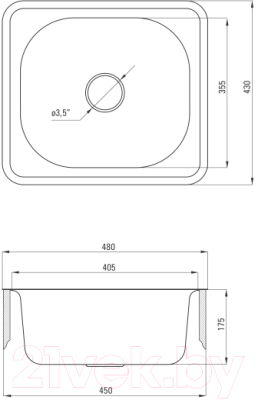 Мойка кухонная Deante Doppio ZEN 0103