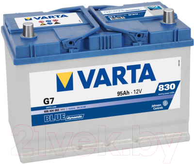 Автомобильный аккумулятор Varta Blue Dynamic G7 / 595404083 - фото