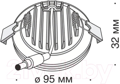 Потолочный светильник Maytoni Phanton DL303-L12B4K