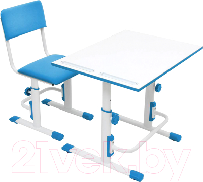 Стул детский Polini Kids City Smart (S, белый/синий)