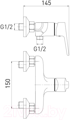 Смеситель Gross Aqua Vista 5740267C-B