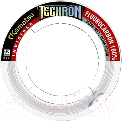 Леска флюорокарбоновая KAMATSU Techron Fluorocarbon 0.41мм 10м / 296020041 - фото