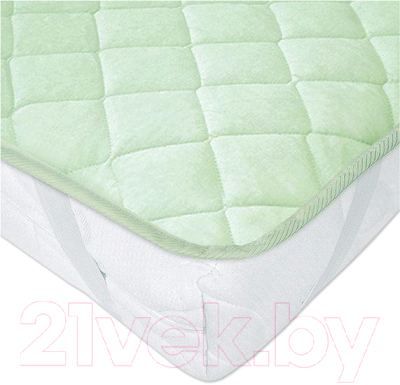 Наматрасник защитный Vegas Cotton S4 80x180 (фисташковый) - фото