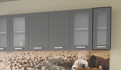 Шкаф навесной для кухни Интерлиния Компо ВШ30ст-720-1дв